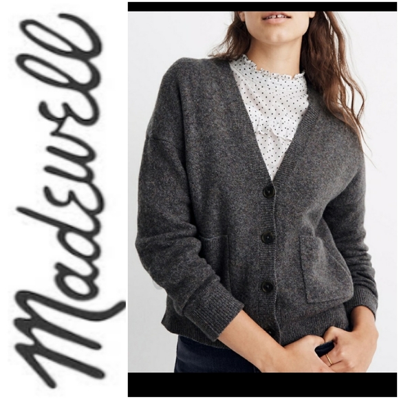 madewell short kent ex boyfriend cardigan